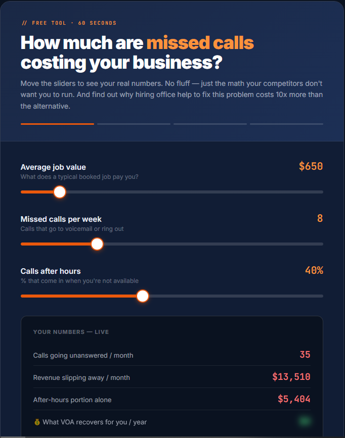 Missed Money Calculator